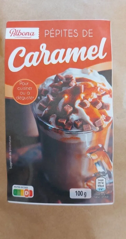 Pépites de caramel