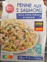 Penne aux 2 saumons