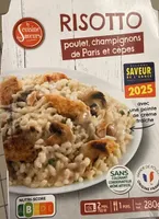 Risotto au poulet et aux cèpes