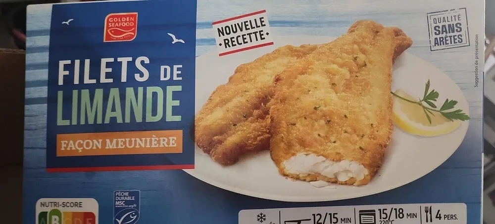 Filet de limande façon meuniere