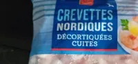Crevettes nordiques décortiquées cuites