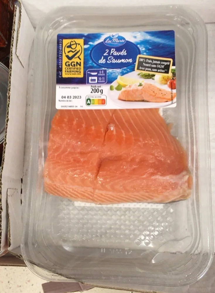 Paves de saumon