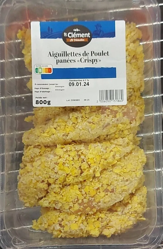 Aiguillettes de poulet panées