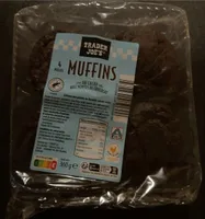 Muffins au cacao avec pépites de chocolat