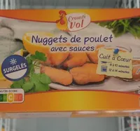 Nuggets de poulet avec sauces