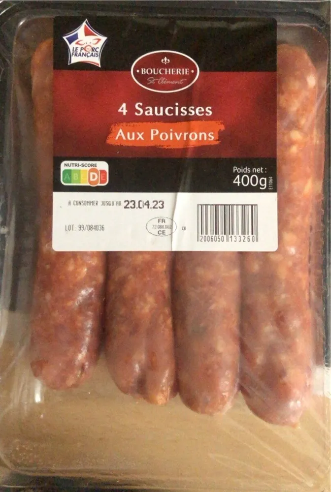 Saucisses aux poivrons