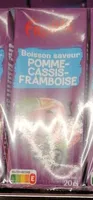 Boisson saveur pomme cassis framboise