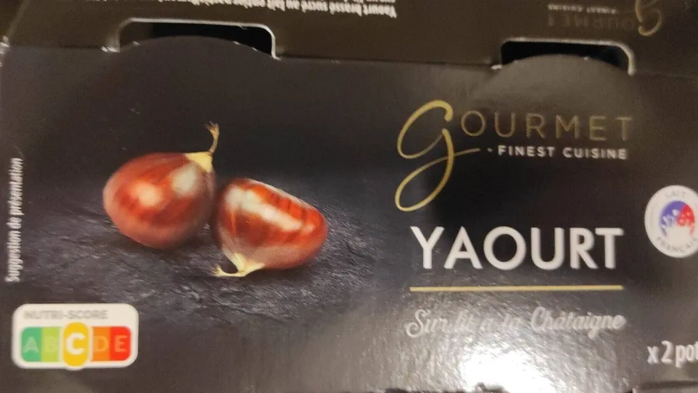 Yaourt sur lit à la châtaigne Gourmet