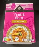 Poulet tikka riz basmati