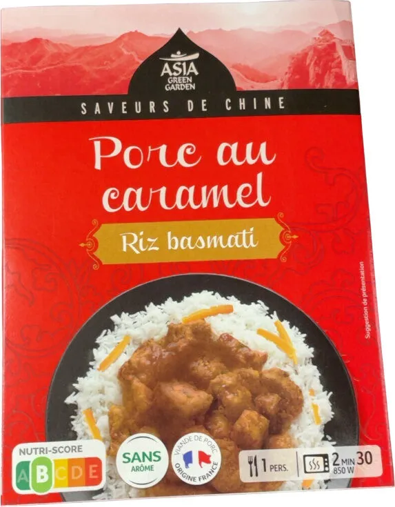 Porc Au Caramel Riz Basmati
