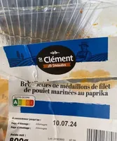 Brochette poulet paprika