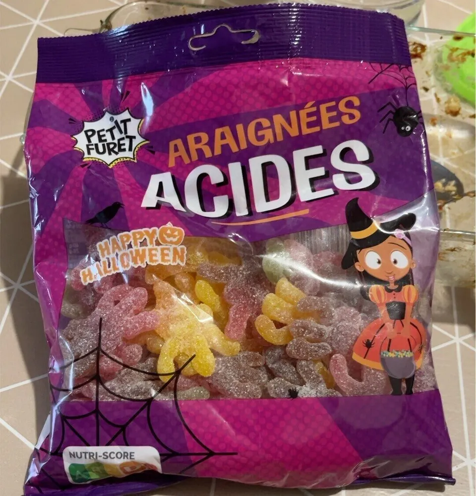 Araignées acides