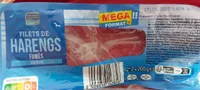 Filets de harengs fumés doux