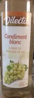 Condiment blanc à base de vinaigre de vin