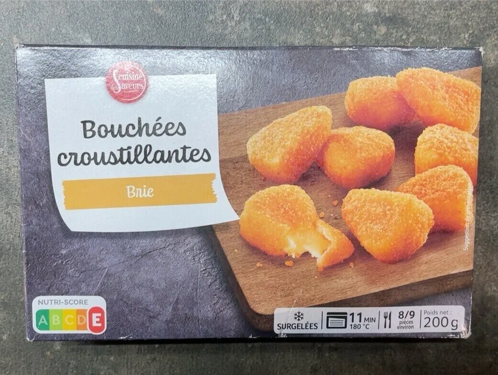 Bouchées croustillantes camembert
