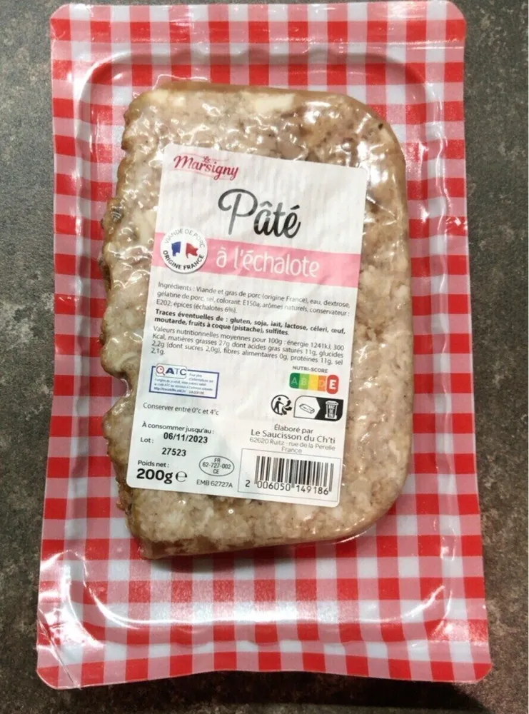 Pâté a l’échalote