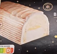Bûche glacée citron meringuée