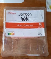 Jambon roti avec couenne