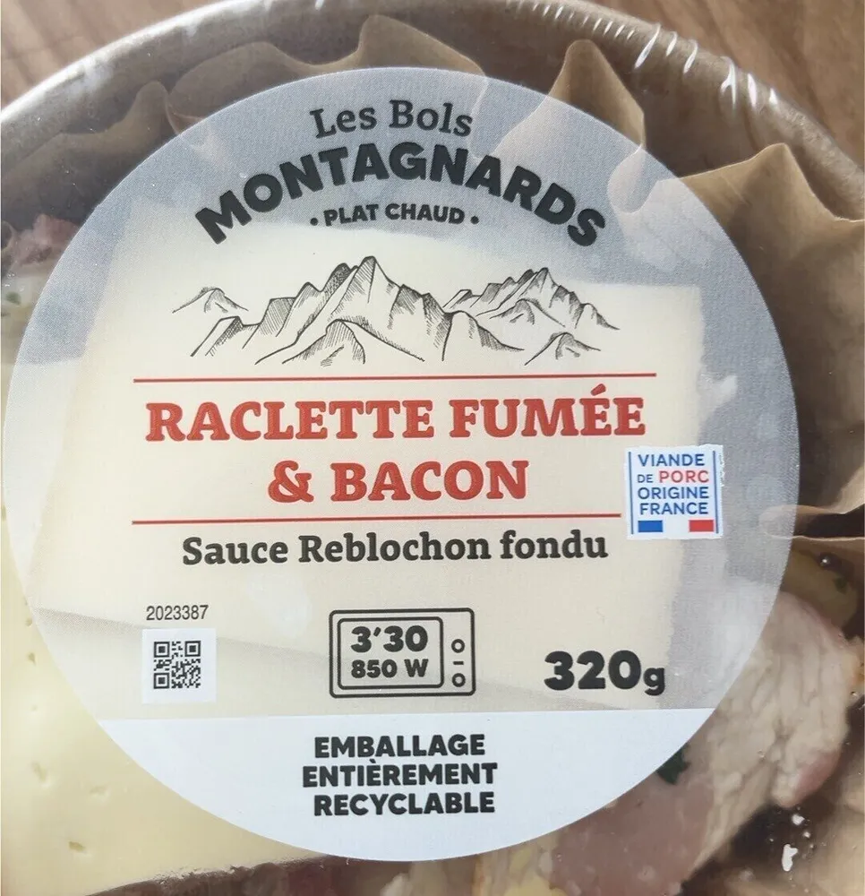 Raclette fumee & Bacon