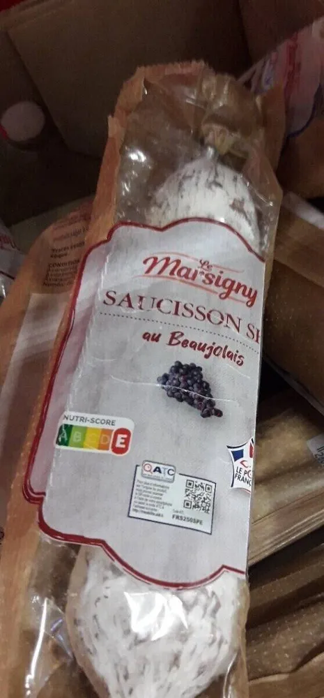 Saucisson sec au beaujolais