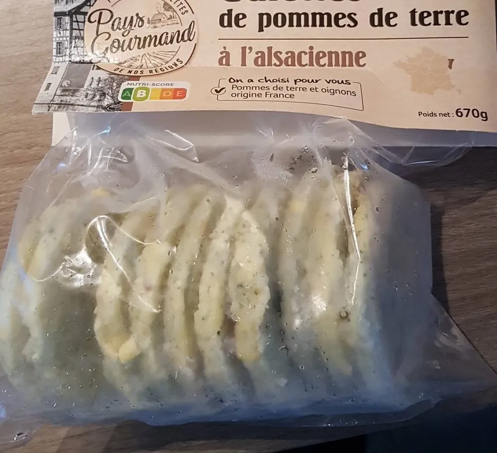 Galettes de pommes de terre à l'alsacienne
