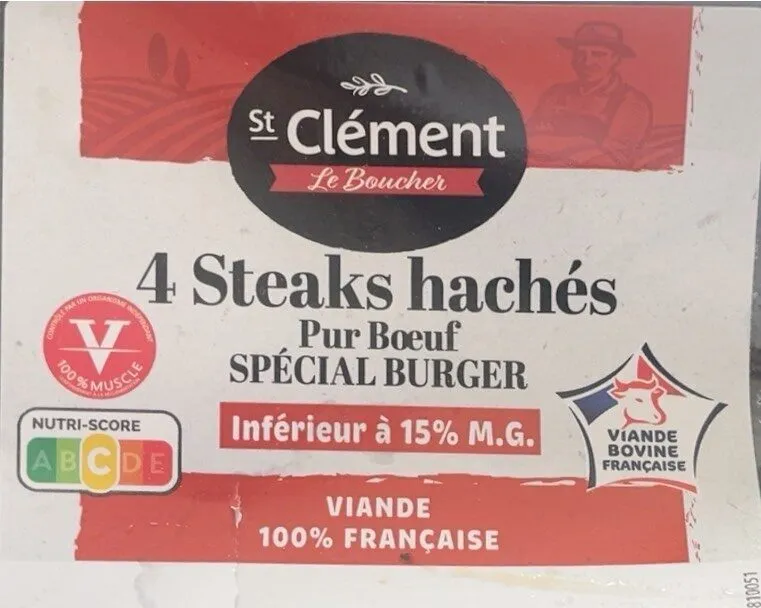 Steaks Hachés pur Boeuf SPÉCIAL BURGER