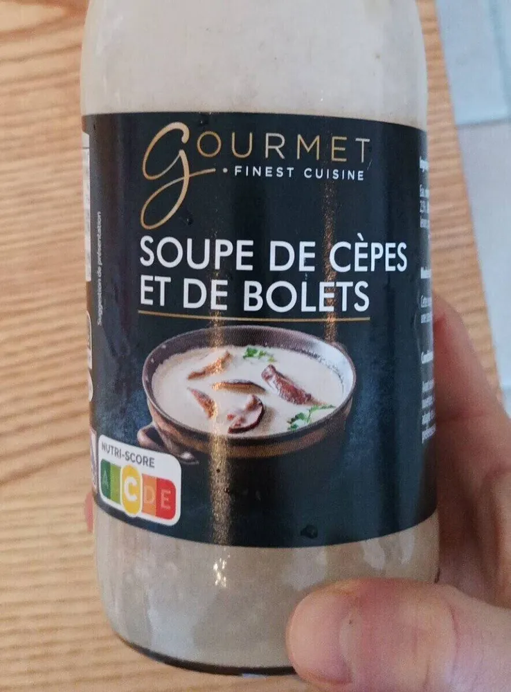 Soupe de cèpes et bolets