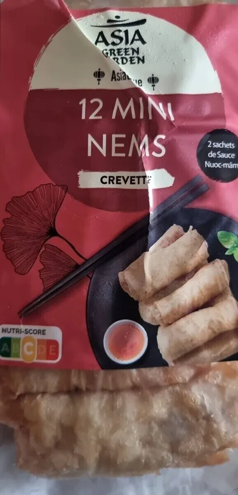 12 mini nems crevette