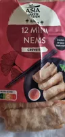 12 mini nems crevette