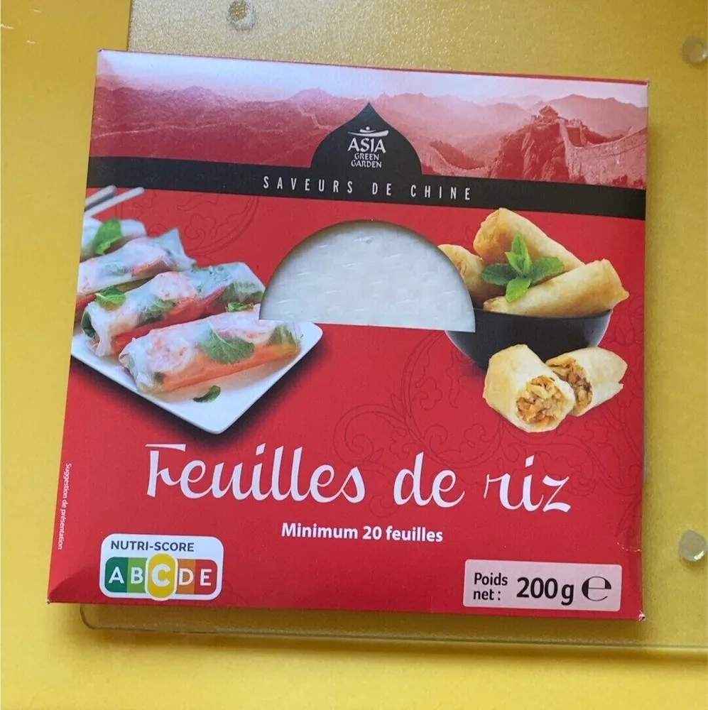 Feuilles de riz