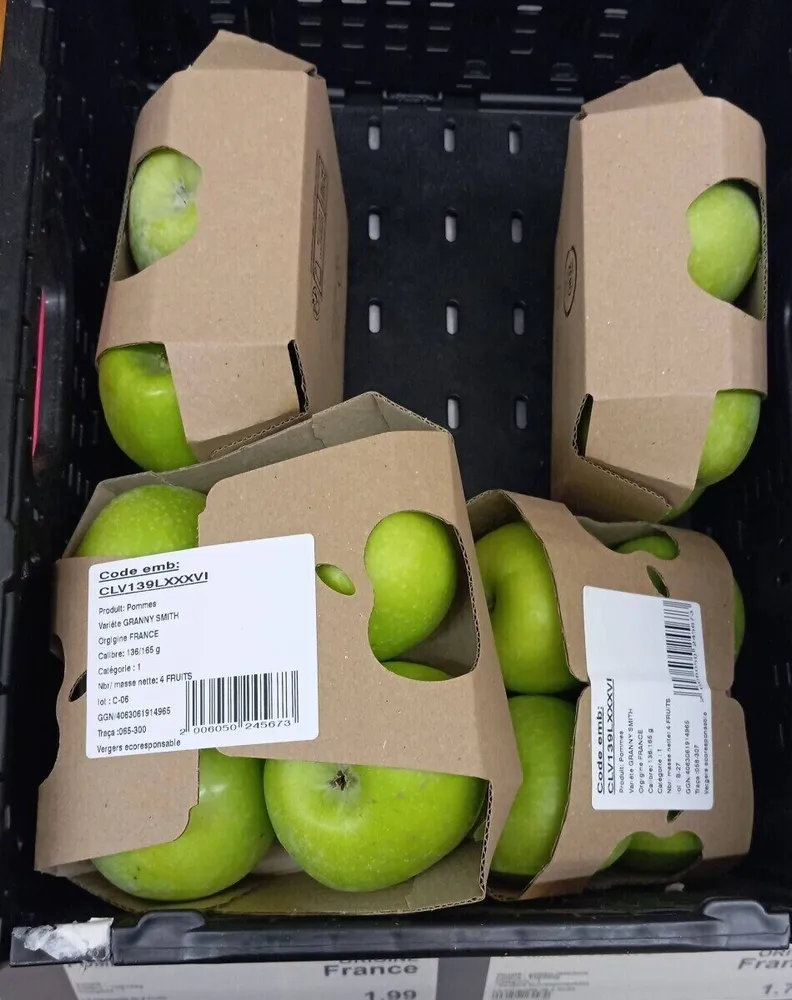 Pomme verte 4 fruits