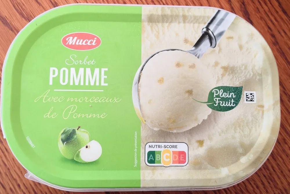 Sorbet pomme
