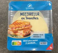 Mozzarella en Tranche