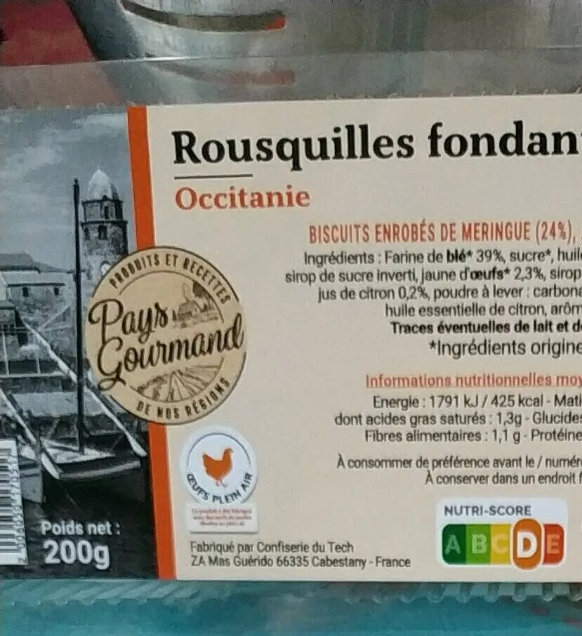 Rousquilles fondantes