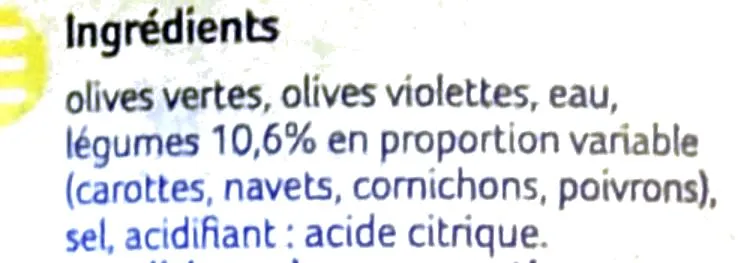 Olives cocktail