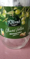 Olives vertes dénoyautées