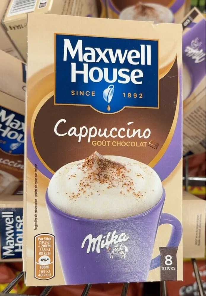 Cappuccino gout chocolat.