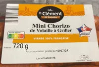 Mini chorizo de volaille à griller