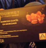 Marrons glacés en morceaux