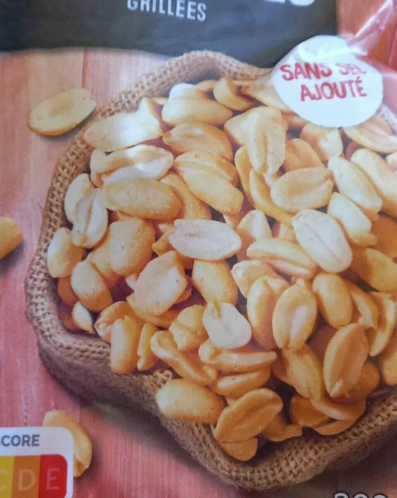Cacahuètes grillées sans sel ajouté