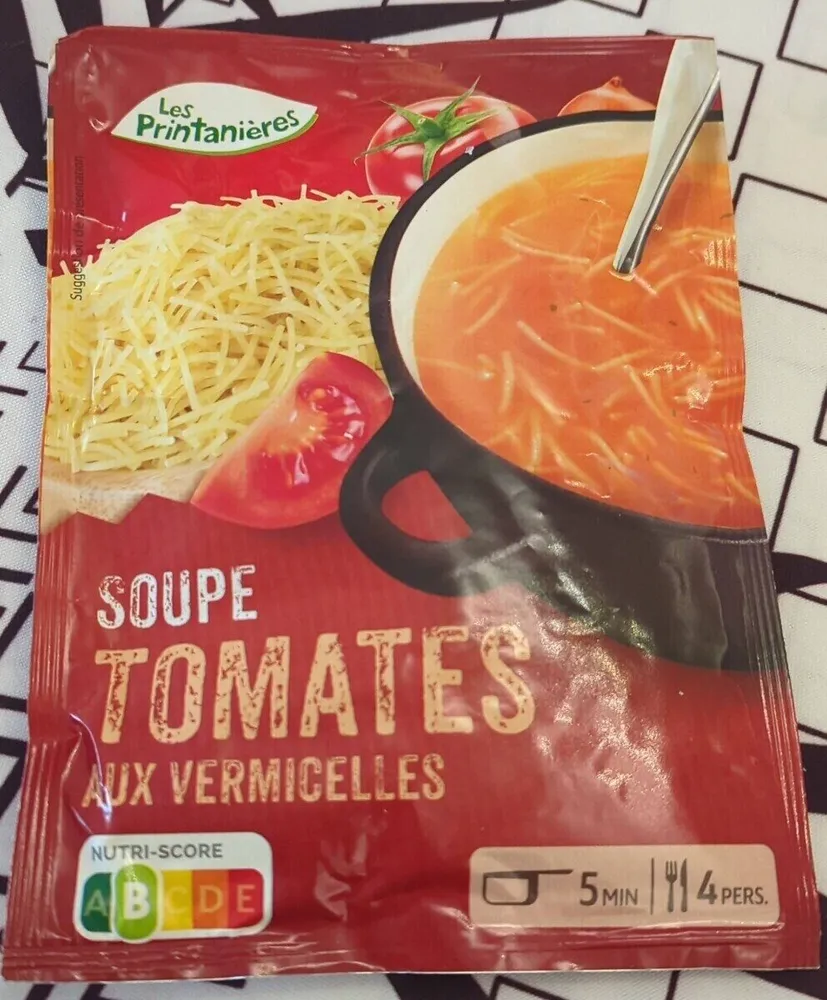 SOUPE TOMATES AUX VERMICELLES