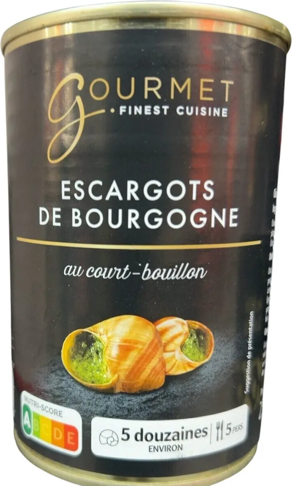 ESCARGOTS DE BOURGOGNE au court-bouillon