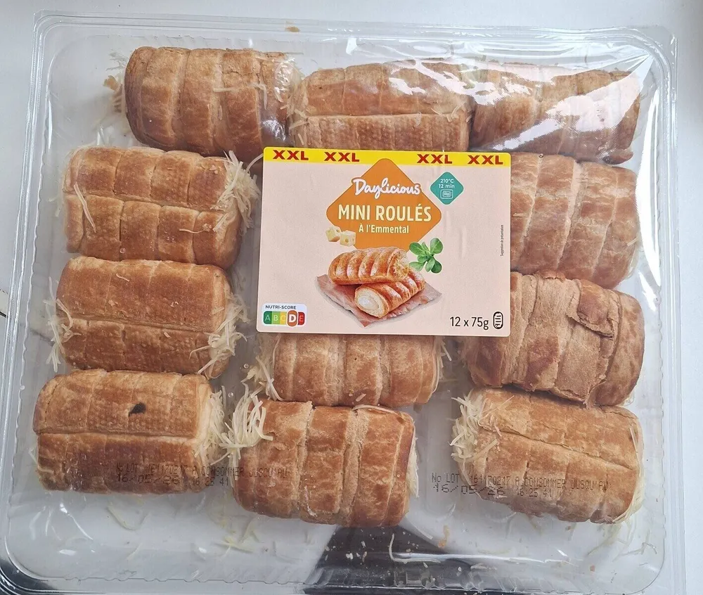 Mini roulés à l'émental