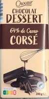 Chocolat dessert  64% cacao corsé
