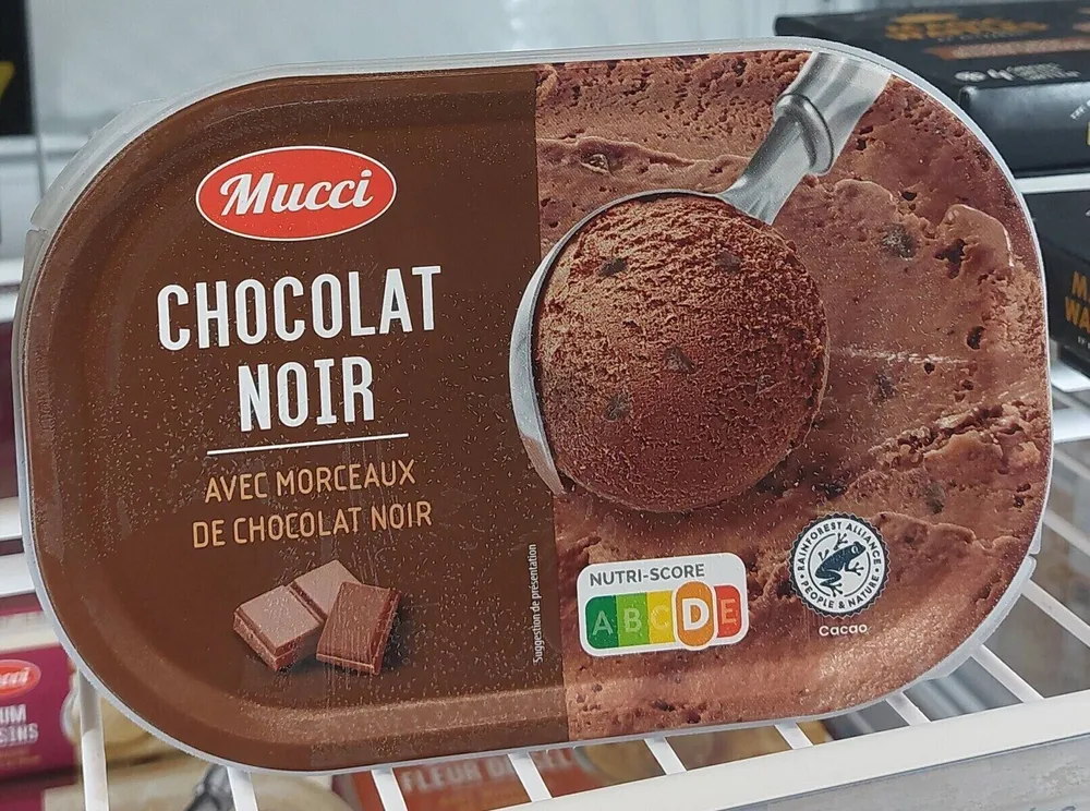 Glace chocolat noir