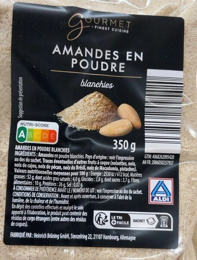 Amandes en poudre
