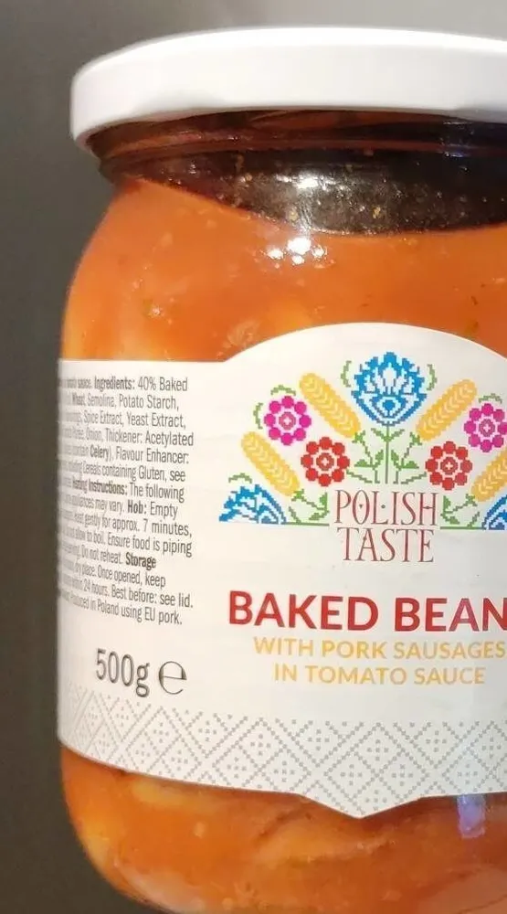 Polish taste baked beans