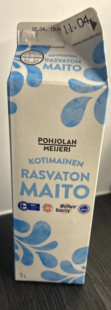Rasvaton maito