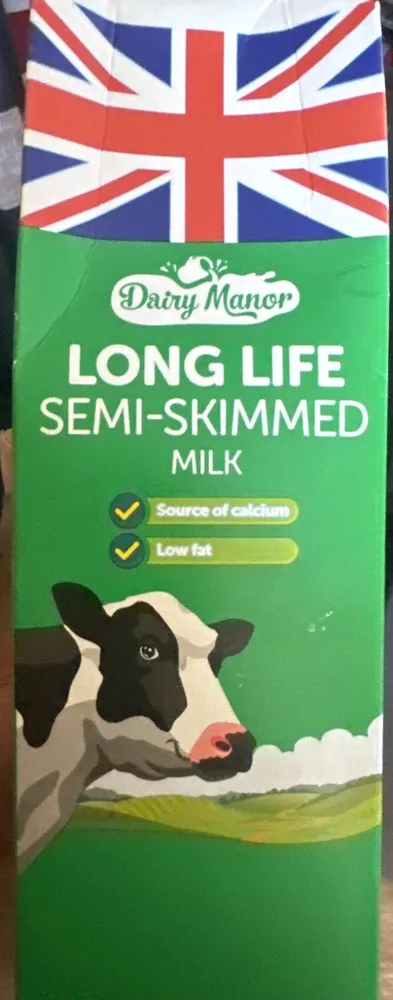 LONG LIFE SEMI-SKIMMED BRITISH MILK