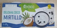 Coconut with strawberry